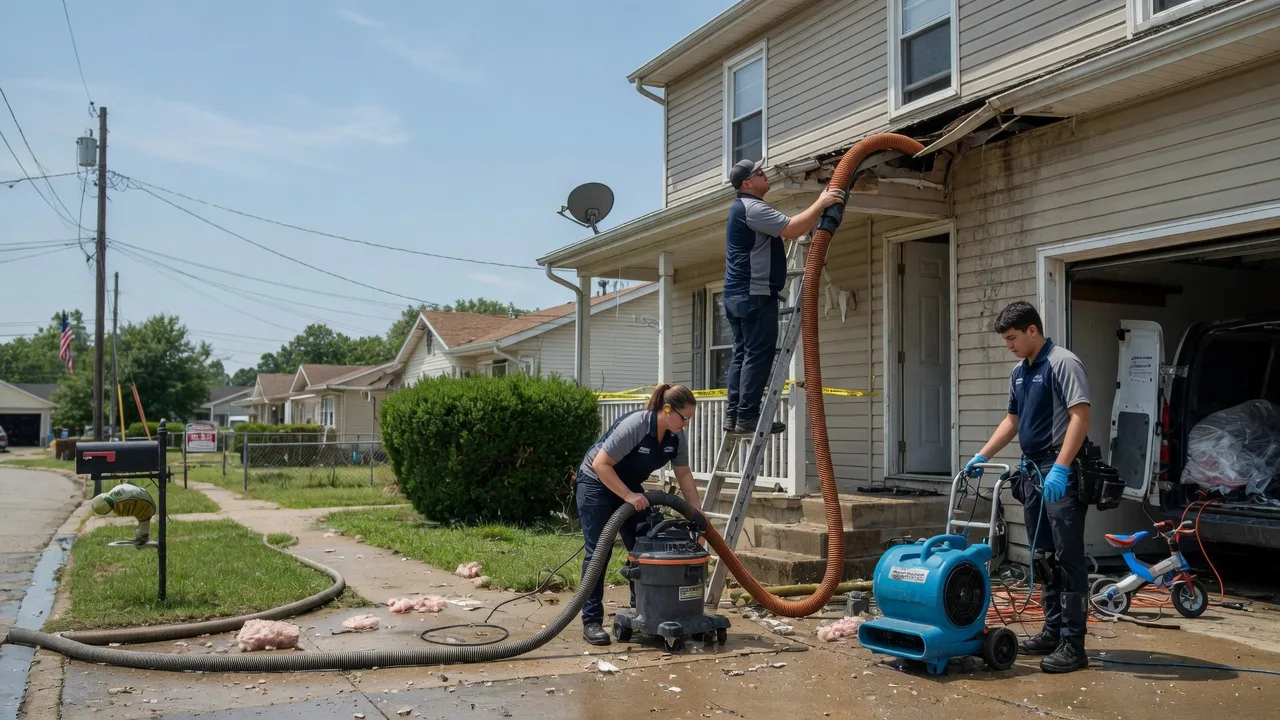 Water Damage Restoration in Red Oak, VA near me